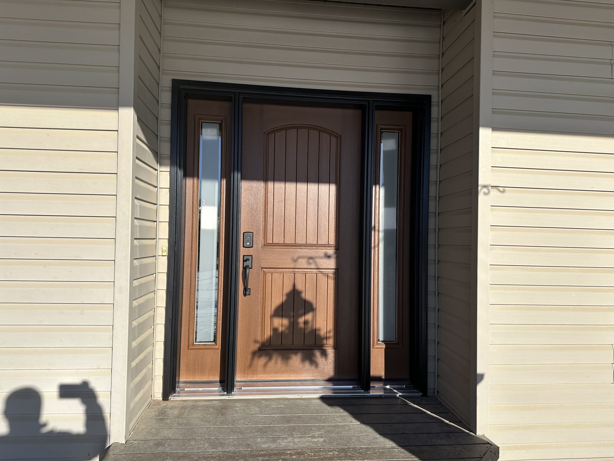 Fiberglass Door with 2 sidelites